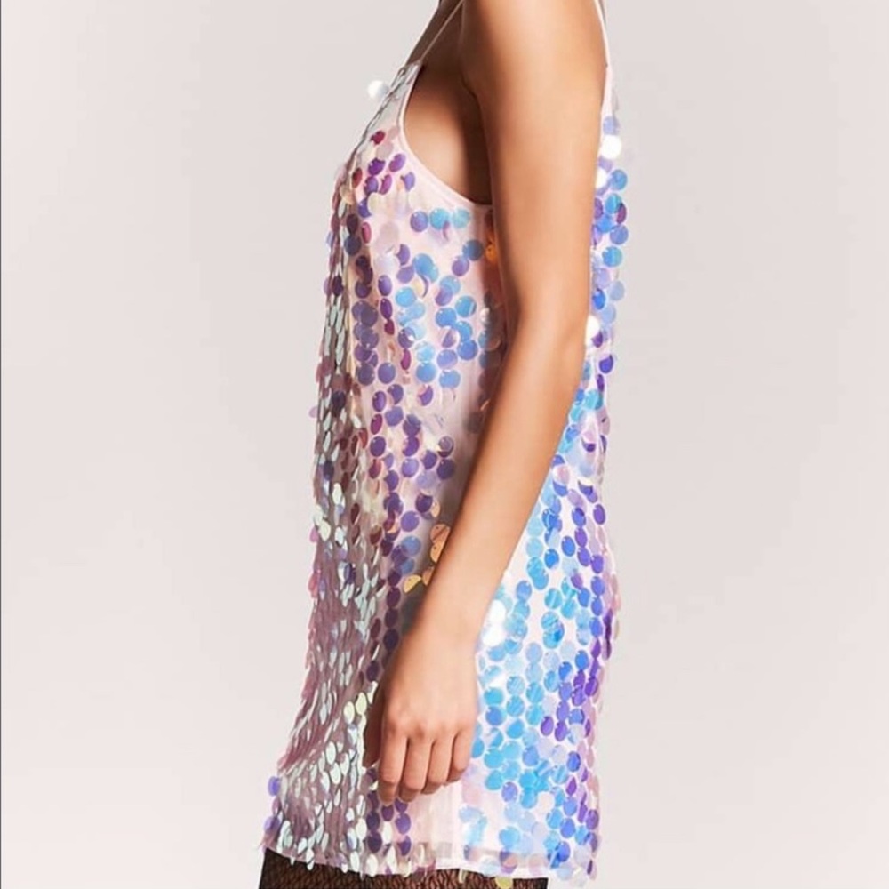 Iridescent Sequins Iridescent Dress - image 2